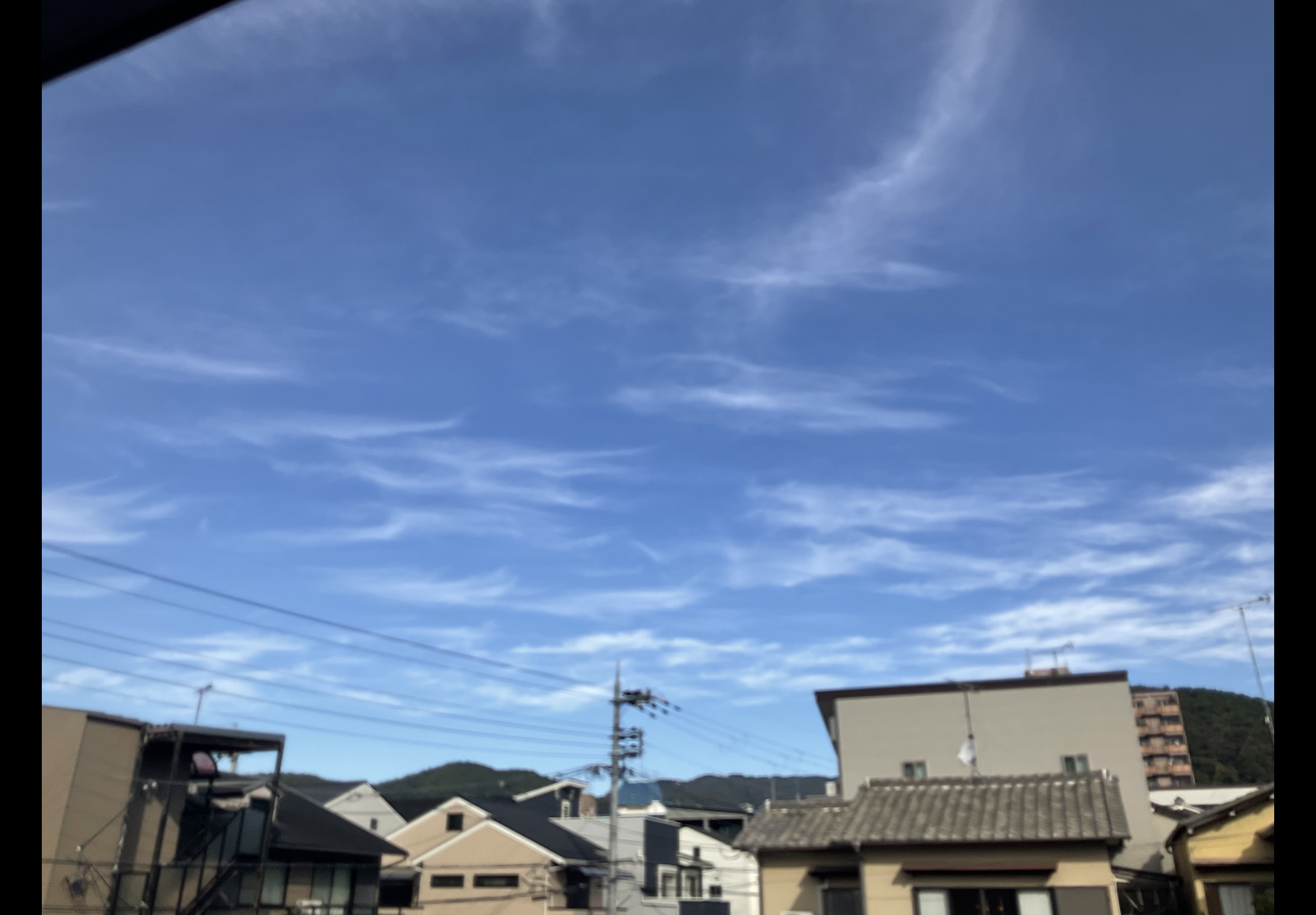 京都の空　　朝